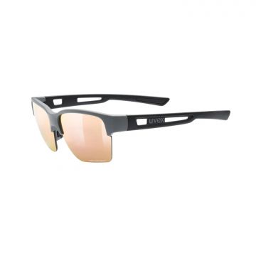 Sportowe okulary przeciwsłoneczne Uvex Sportstyle 805 ColorVision rhino black mat