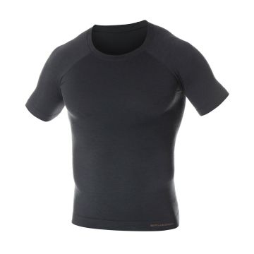 Termoaktywna koszulka męska Brubeck Active Wool SS11710 graphite