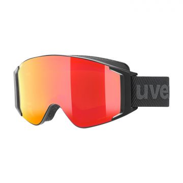 Gogle narciarskie z wymiennymi szybami Uvex G.GL 3000 TO S1/S3 black mat/red