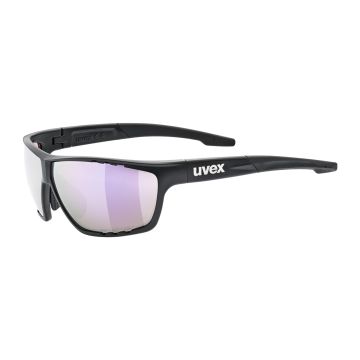 Sportowe okulary przeciwsłoneczne Uvex Sportstyle 706 CV black mat/pink