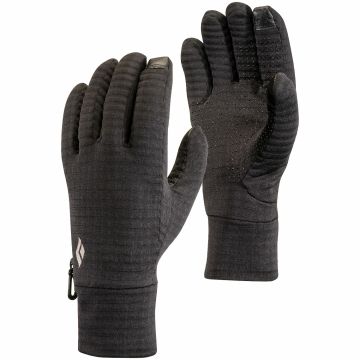 Rękawice polarowe Black Diamond LightWeight Gridtech Gloves black