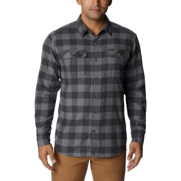 Męska koszula flanelowa Columbia Flare Gun™ Stretch Flannel Shirt city grey twill buffalo check