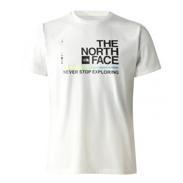 Męski t-shirt The North Face Foundation Graphic Tee S/S Eu gardenia white/black