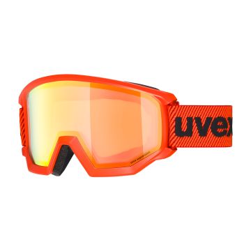 Gogle narciarskie Uvex ATHLETIC FM S2 fierce red matt