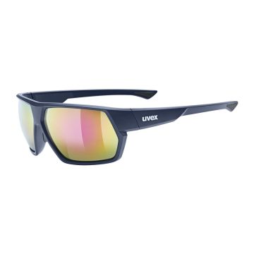 Sportowe okulary przeciwsłoneczne Uvex Sportstyle 238 deep space matt/red