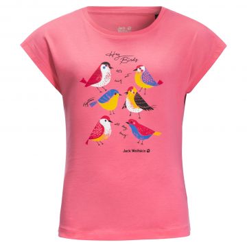 Dziewczęca koszulka TWEETING BIRDS T G pink lemonade