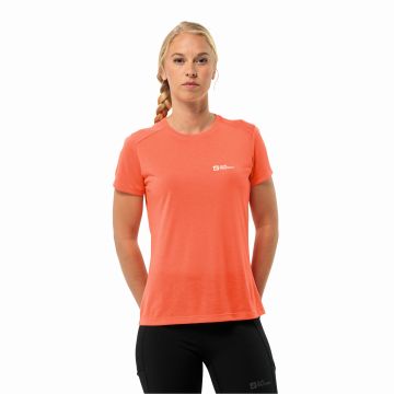Damski t-shirt Jack Wolfskin VONNAN S/S T W digital orange