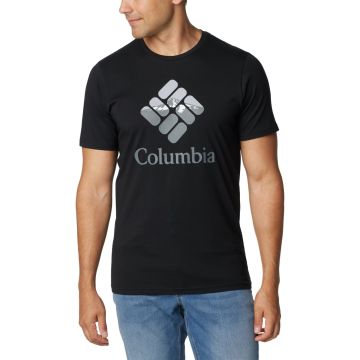 Męska koszulka Columbia Rapid Ridge™ Graphic Tee black/hood nightscape
