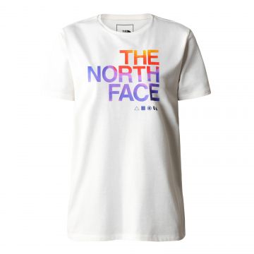 Damski t-shirt The North Face Foundation Graphic Tee S/S Eu gardenia white/black