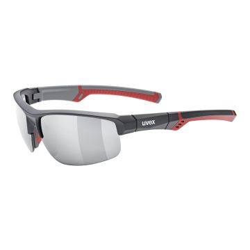 Sportowe okulary przeciwsłoneczne Uvex Sportstyle 226 grey/red