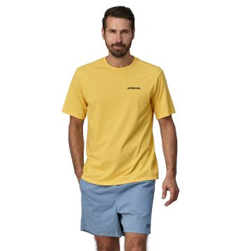 T-shirt męski Patagonia P-6 Logo Responsibili Tee milled yellow