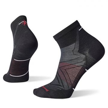 Męskie skarpety do biegania Smartwool Run Zero Cushion Ankle Socks black