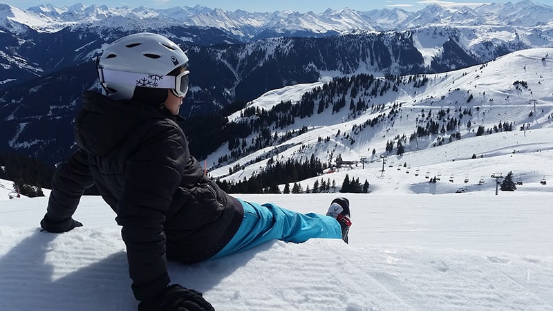 odpoczynek na nartach