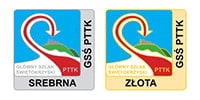 odznaki GSŚ|Odznaki Głównego Szlaku Świętokrzyskiego - Srebrna i  Złota