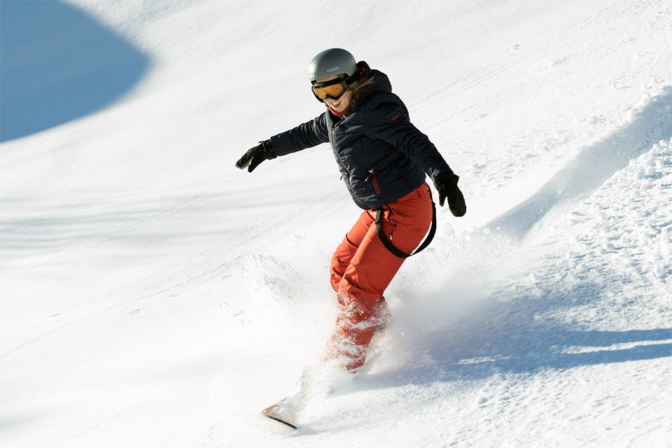 narty czy snowboard? zjazd