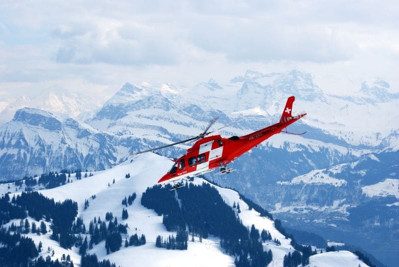 helikopter ratunkowy lawiny recco